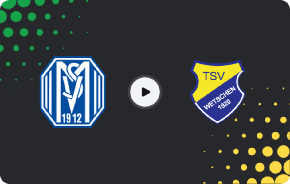 Where to watch Meppen II — Wetschen, Oberliga - Niedersachsen, 17.05.2026