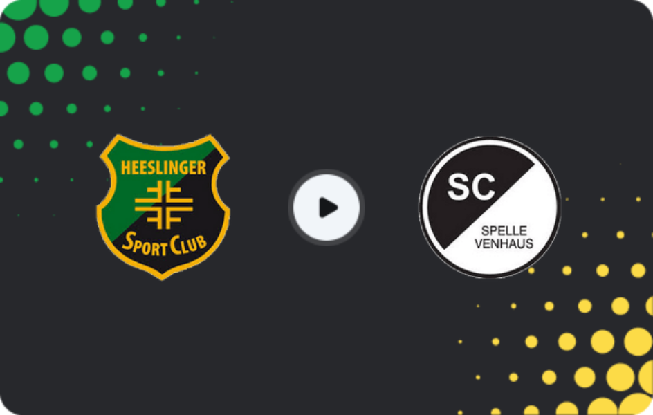 Where to watch Heeslinger SC — Spelle-Venhaus, Oberliga - Niedersachsen, 17.05.2026