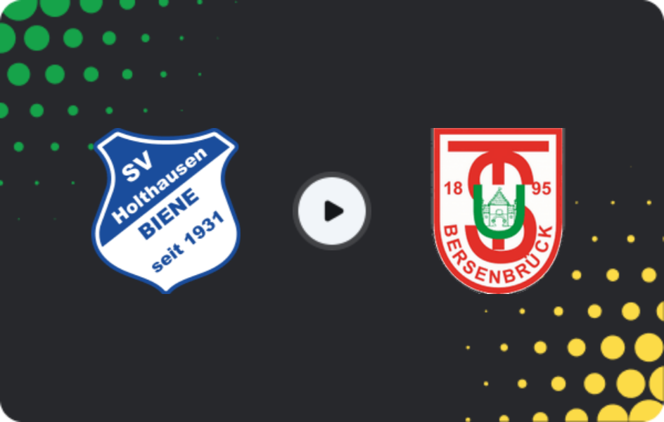 Where to watch Holthausen-Biene — Bersenbrück, Oberliga - Niedersachsen, 17.05.2026