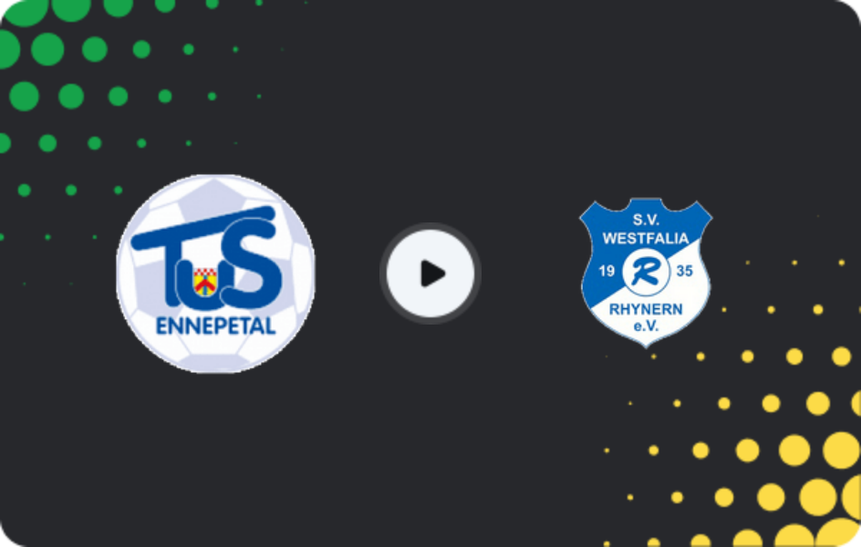 Where to watch Ennepetal — Westfalia Rhynern, Oberliga - Westfalen, 17.05.2026