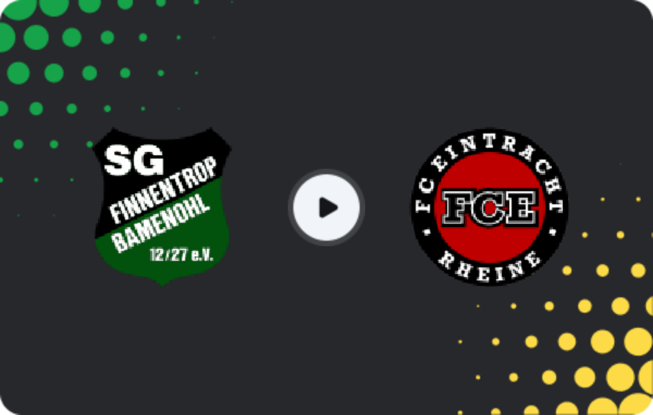 Where to watch Finnentrop / Bamenohl — Eintracht Rheine, Oberliga - Westfalen, 17.05.2026