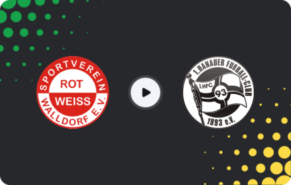 Where to watch Rot-Weiß Walldorf — Hanau 93, Oberliga - Hessen, 23.05.2026