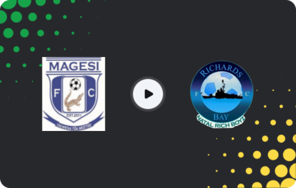 Where to watch Magesi — Richards Bay, Premiership, 23.05.2026