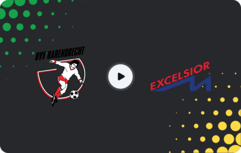 Where to watch Barendrecht — Excelsior Maassluis, Tweede Divisie, 23.05.2026