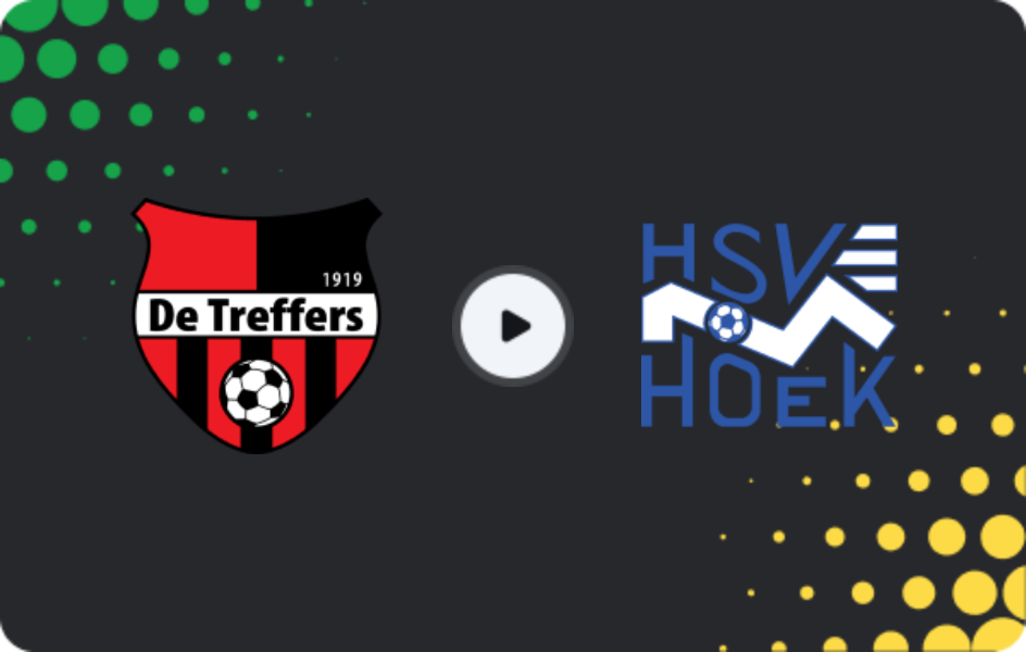 Where to watch De Treffers — Hoek, Tweede Divisie, 23.05.2026
