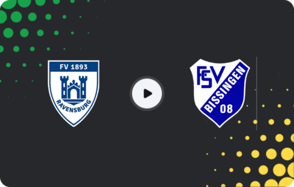 Where to watch FV Ravensburg — Bissingen, Oberliga - Baden-Württemberg, 23.05.2026