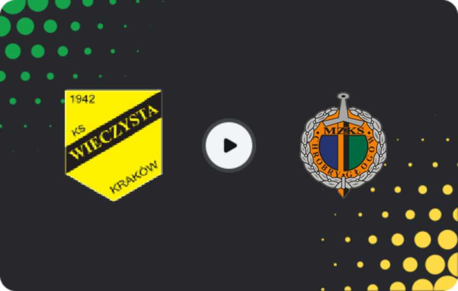 Where to watch Wieczysta Kraków — Chrobry Głogów, 1 Liga, 23.05.2026