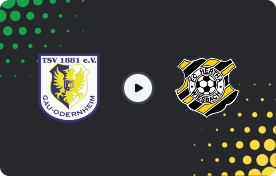 Where to watch Gau-Odernheim — Hertha Wiesbach, Oberliga Rheinland-Pfalz/Saar, 24.05.2026