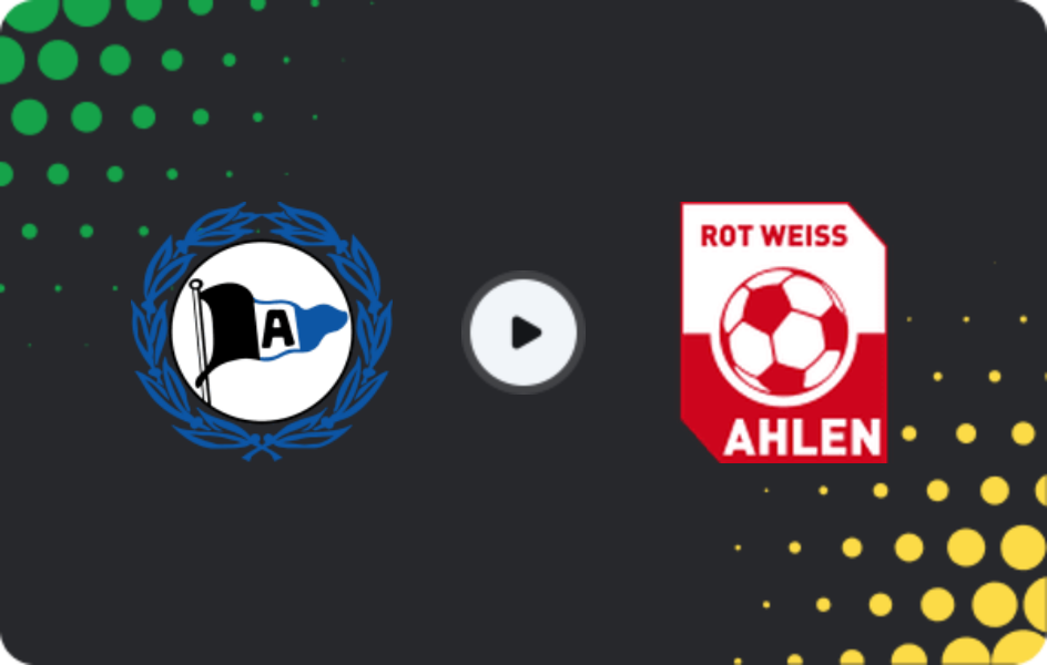 Where to watch Arminia II — Rot Weiss Ahlen, Oberliga - Westfalen, 25.05.2026
