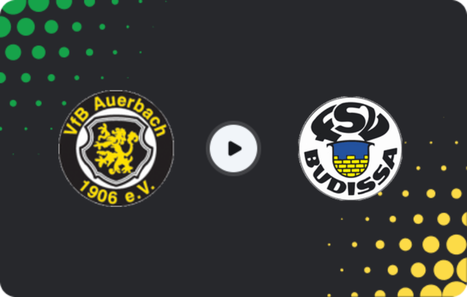 Where to watch Auerbach — Budissa Bautzen, NOFV-Oberliga Süd, 30.05.2026