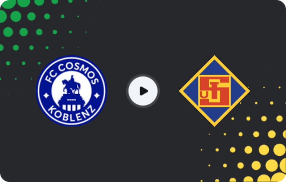 Where to watch Cosmos Koblenz — TuS Koblenz, Oberliga Rheinland-Pfalz/Saar, 30.05.2026