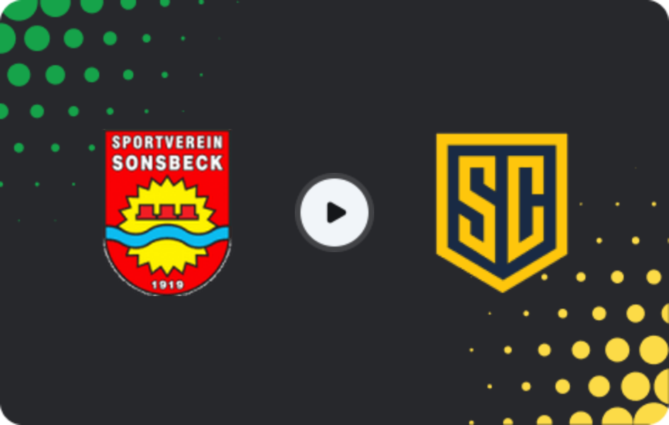 Where to watch Sonsbeck — SC St. Tönis, Oberliga - Niederrhein, 31.05.2026