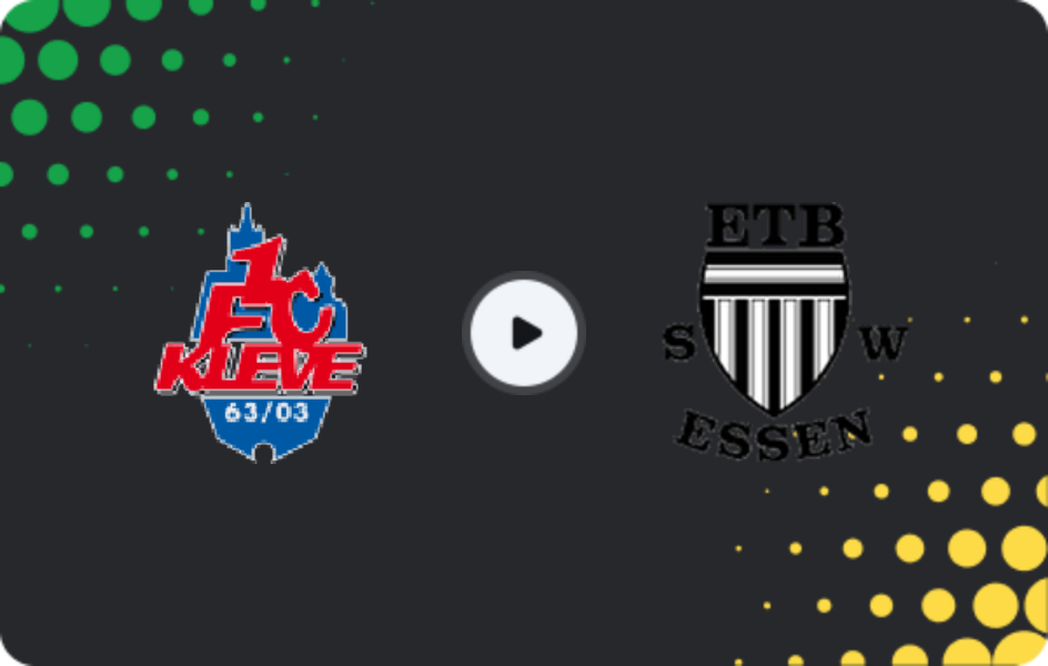 Where to watch Kleve — SW Essen, Oberliga - Niederrhein, 31.05.2026