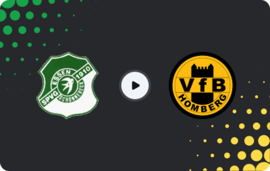 Where to watch Schonnebeck — Homberg, Oberliga - Niederrhein, 31.05.2026