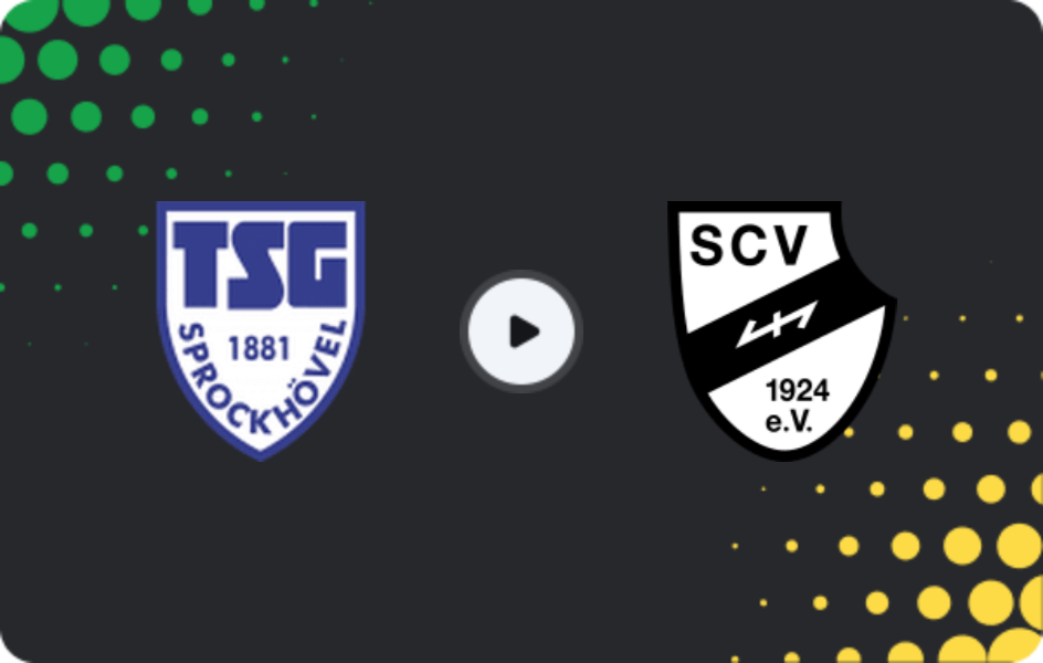 Where to watch Sprockhovel — Verl II, Oberliga - Westfalen, 31.05.2026