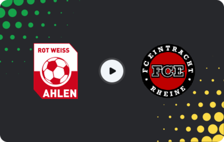 Where to watch Rot Weiss Ahlen — Eintracht Rheine, Oberliga - Westfalen, 31.05.2026