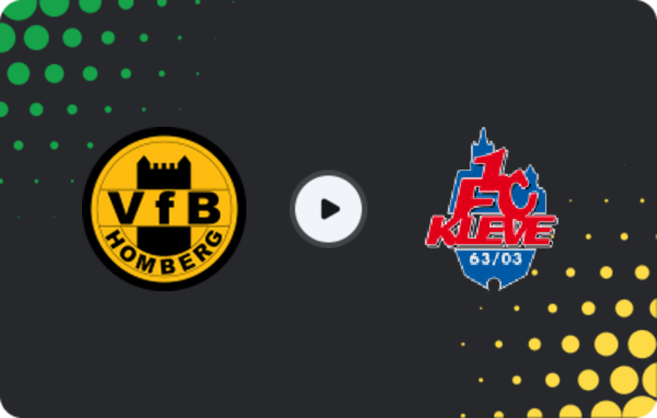 Where to watch Homberg — Kleve, Oberliga - Niederrhein, 07.06.2026