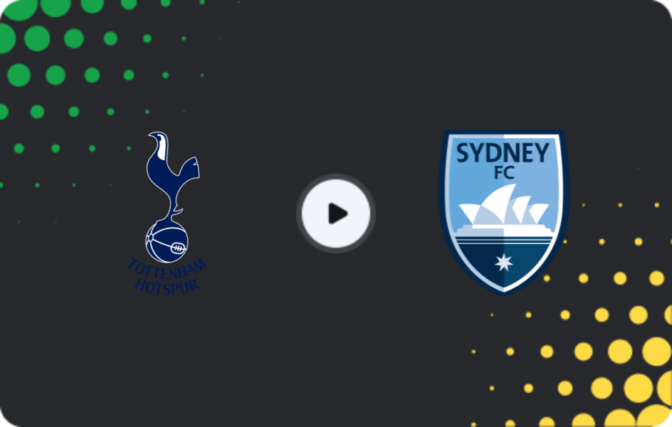 Where to watch Tottenham — Sydney, Friendlies Clubs, 29.07.2026