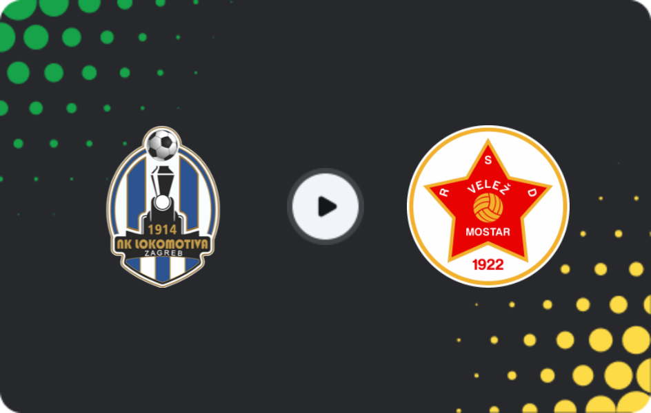 Where to watch Lokomotiva Zagreb — Velež, Friendlies Clubs, 14.01.2026