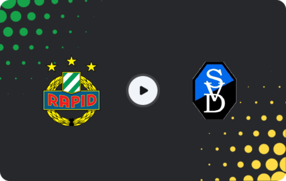 Where to watch Rapid Wien II — Donau, Friendlies Clubs, 16.01.2026