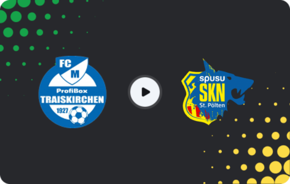 Where to watch Traiskirchen — SKN ST. Polten, Friendlies Clubs, 16.01.2026
