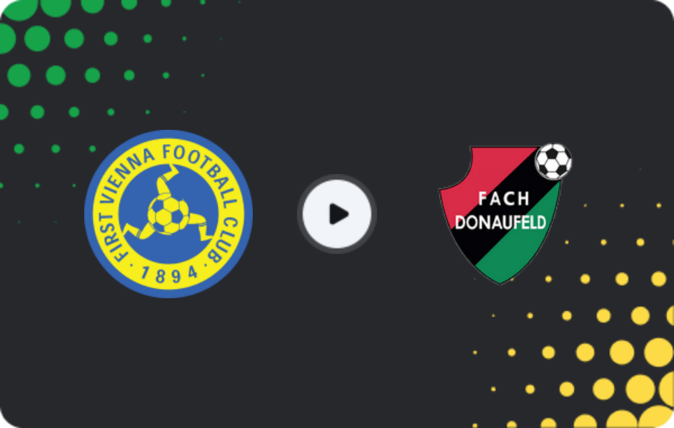 Where to watch First Vienna — Fach-Donaufeld, Friendlies Clubs, 20.01.2026