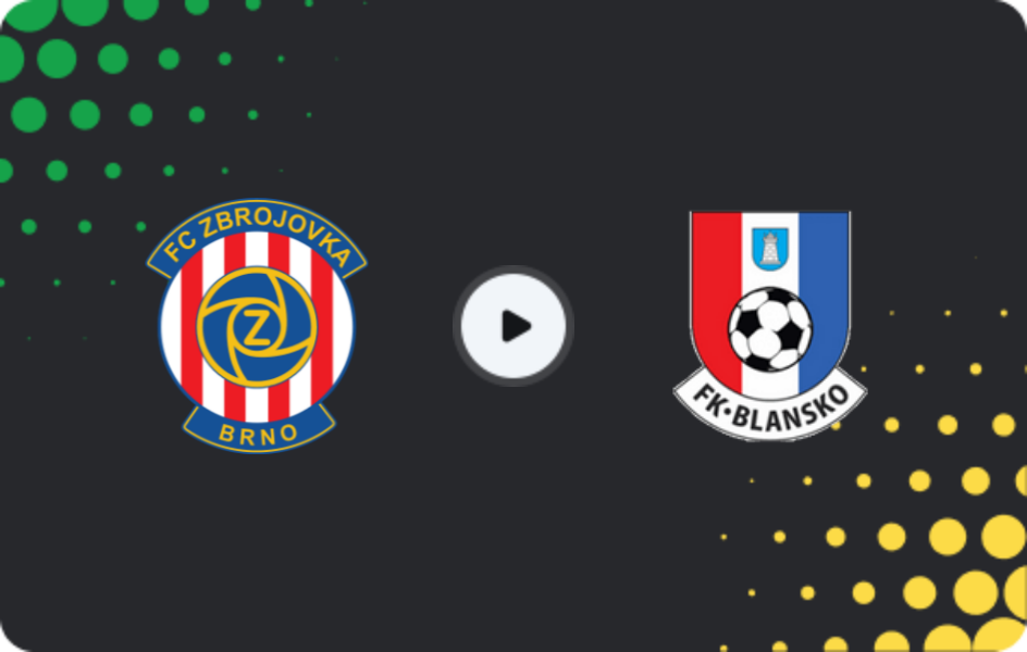 Where to watch Blansko — Zbrojovka Brno II, Friendlies Clubs, 23.01.2026