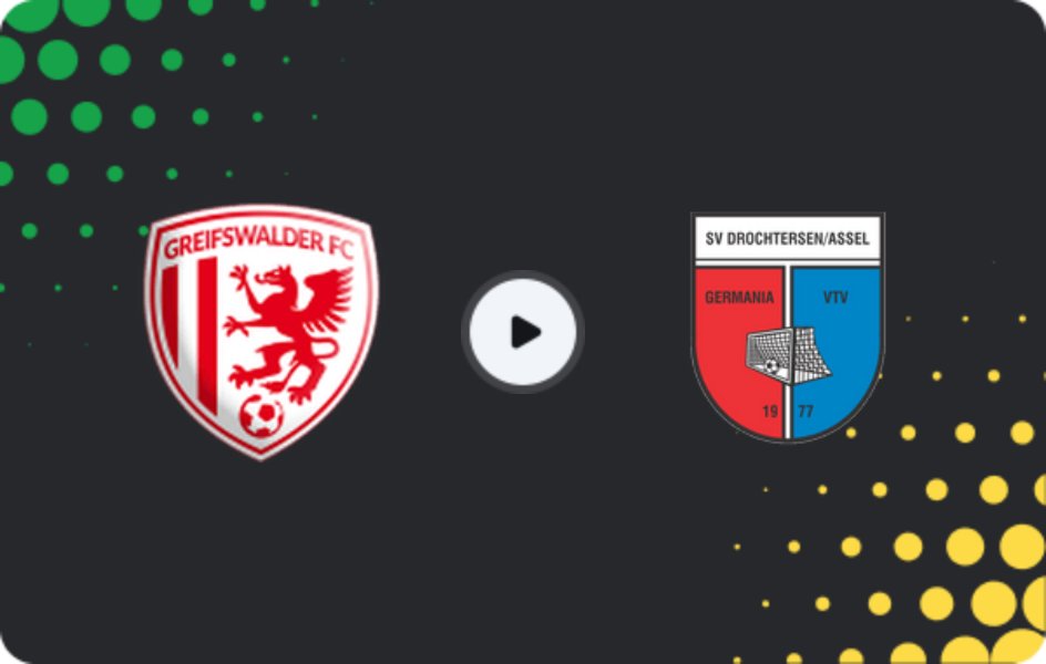 Where to watch Greifswalder FC — SV Drochtersen/Assel, Friendlies Clubs, 24.01.2026