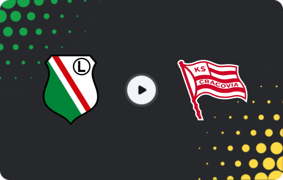 Where to watch Legia Warszawa II — Cracovia II, Friendlies Clubs, 24.01.2026