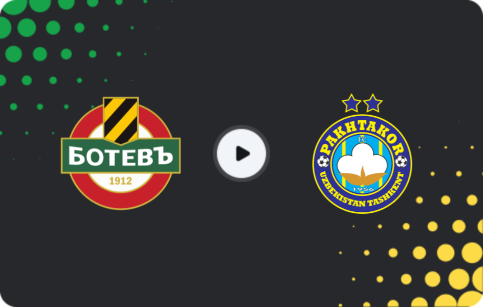 Where to watch Botev Plovdiv — Pakhtakor, Friendlies Clubs, 30.01.2026