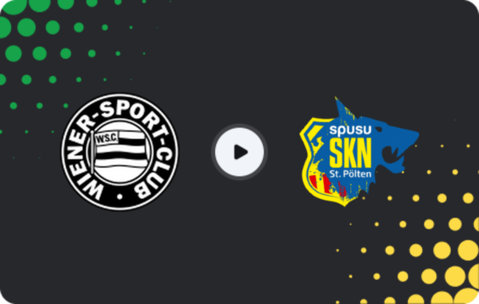 Where to watch Wiener SC — SKN ST. Polten, Friendlies Clubs, 30.01.2026