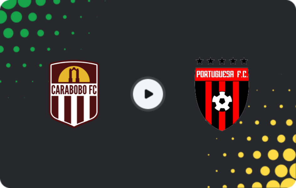 Where to watch Carabobo — Portuguesa FC, Primera División, 31.01.2026