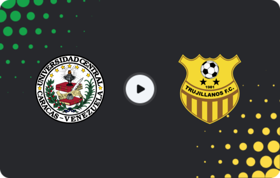 Where to watch Universidad Central — Trujillanos FC, Primera División, 31.01.2026