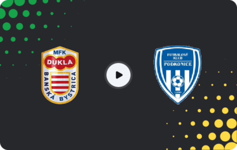 Where to watch Dukla Banská Bystrica — Podkonice, Friendlies Clubs, 06.02.2026