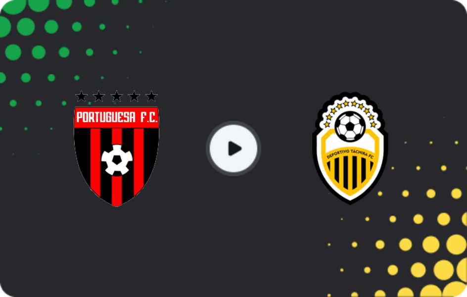 Where to watch Portuguesa FC — Deportivo Tachira, Primera División, 07.02.2026