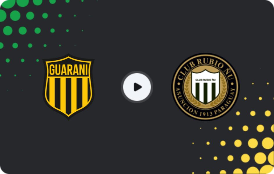 Where to watch Guarani — Rubio NU, Division Profesional - Apertura, 02.02.2026