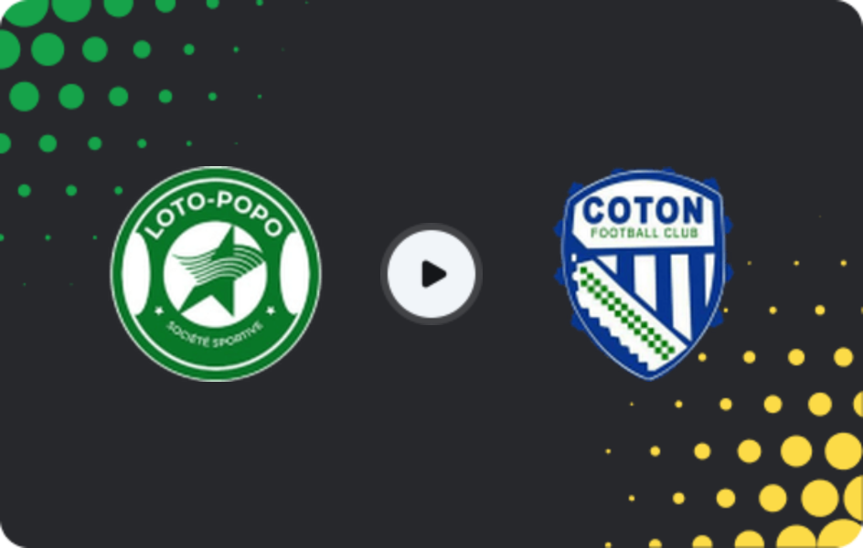 Where to watch Loto Popo — Coton Sport Ouidah, Championnat National, 18.01.2026