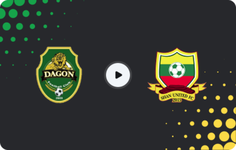 Where to watch Dagon — Shan United, National League, 23.01.2026