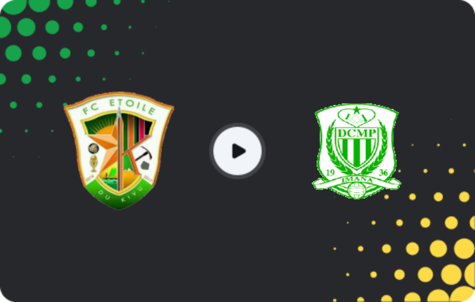 Where to watch Etoile de Kivu — Motema Pembe, Ligue 1, 23.01.2026