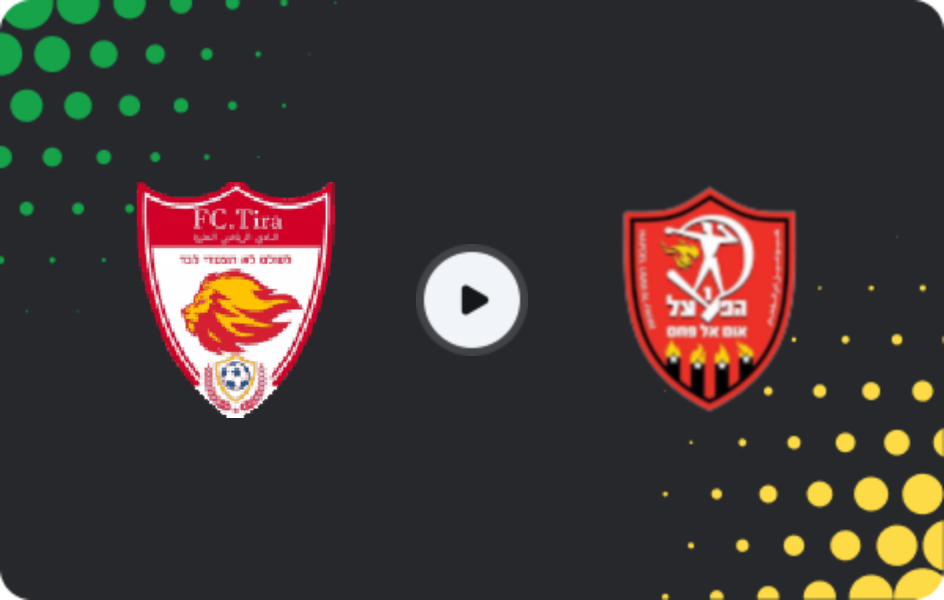Where to watch Tira — Tzeirei Umm al-Fahm, Liga Alef, 24.01.2026