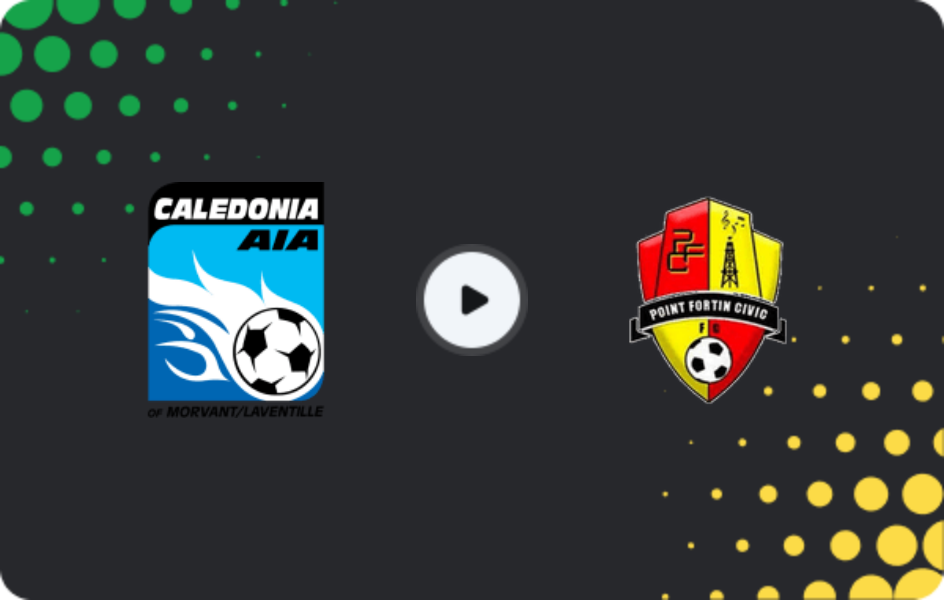Where to watch Morvant Caledonia United — Point Fortin, Pro League, 24.01.2026