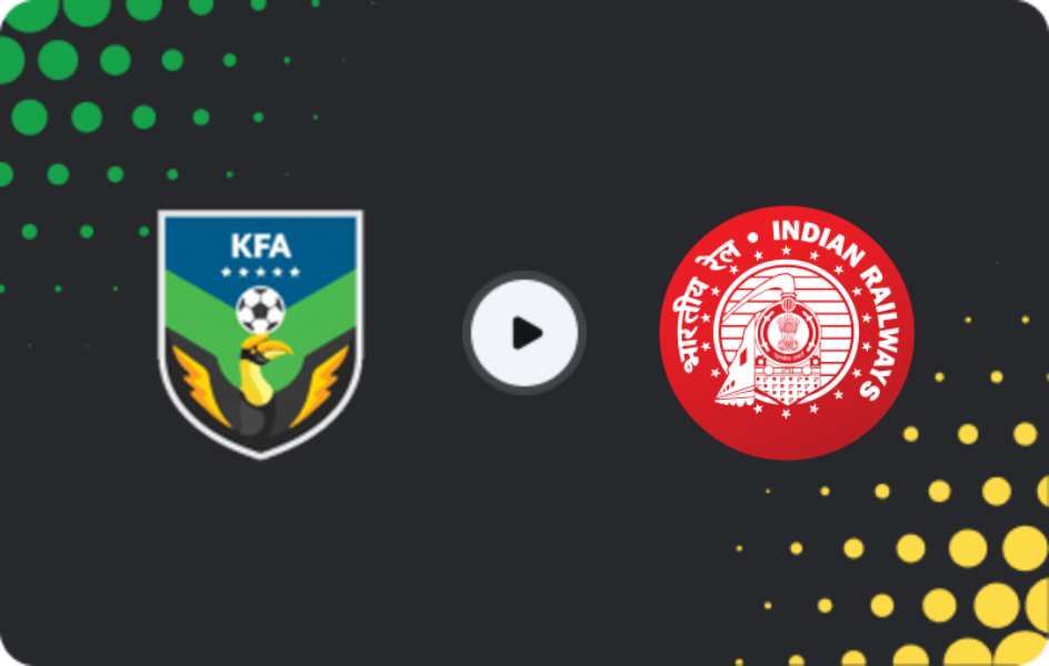 Where to watch Kerala — Railways, Santosh Trophy, 24.01.2026