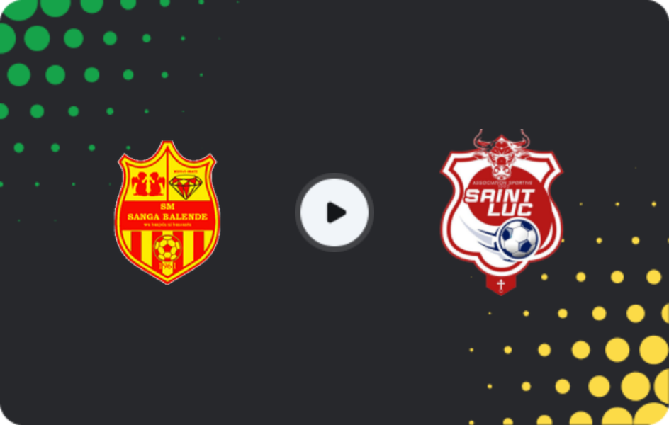 Where to watch Sanga Balende — Saint-Luc, Ligue 1, 24.01.2026