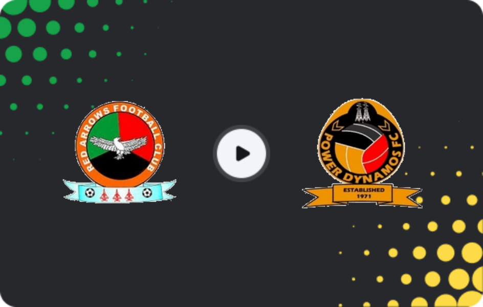 Where to watch Red Arrows — Power Dynamos, Super League, 24.01.2026