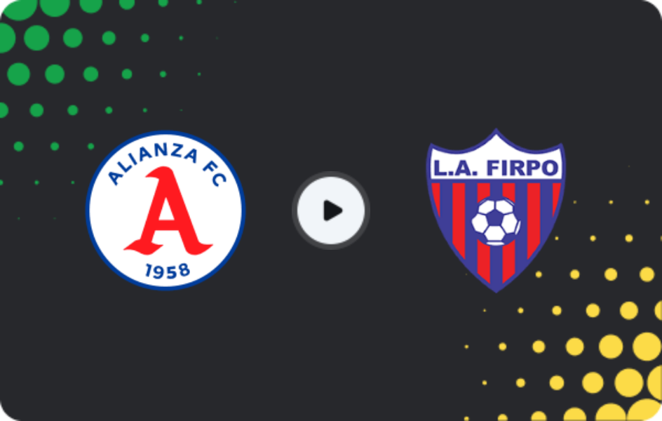 Where to watch Alianza — Firpo, Primera Division, 24.01.2026
