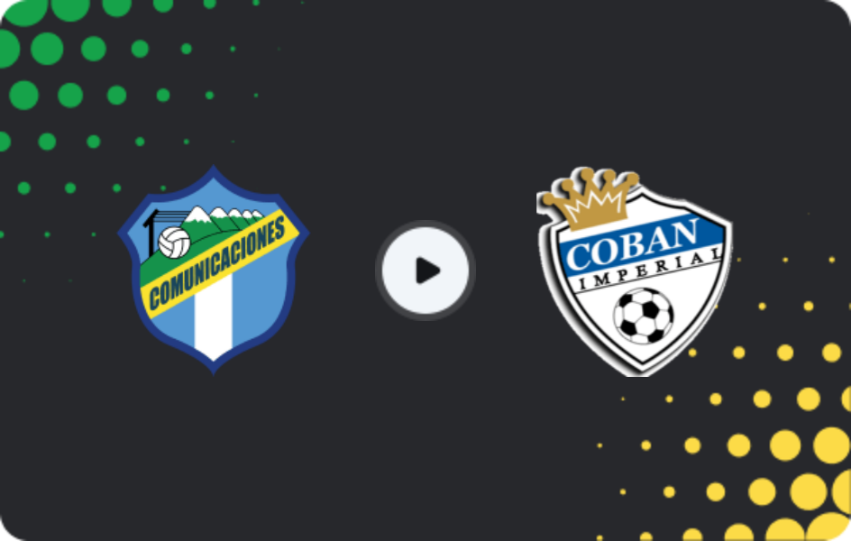 Where to watch Comunicaciones — Cobán Imperial, Liga Nacional, 25.01.2026