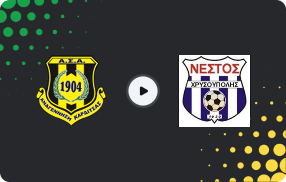 Where to watch Anagennisi Karditsas — Nestos Chrisoupolis, Super League 2, 24.01.2026