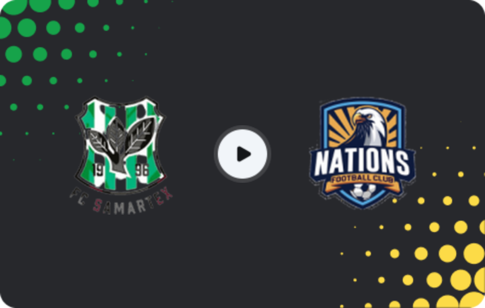 Where to watch Samartex — Nations, Premier League, 25.01.2026