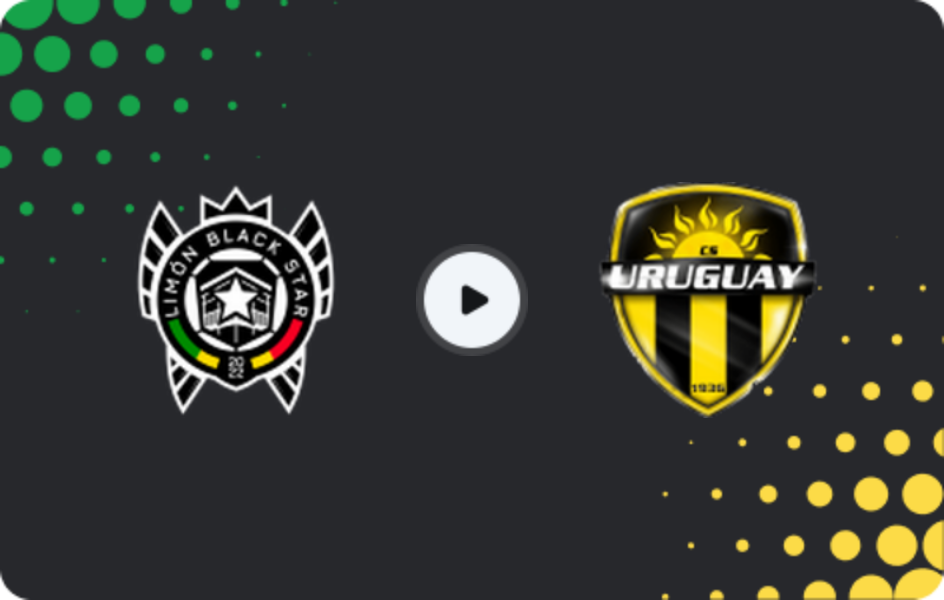 Where to watch Limón Black Star — CS Uruguay, Liga de Ascenso, 25.01.2026