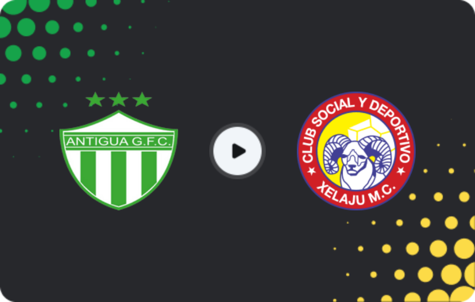 Where to watch Antigua GFC — Xelajú, Liga Nacional, 26.01.2026